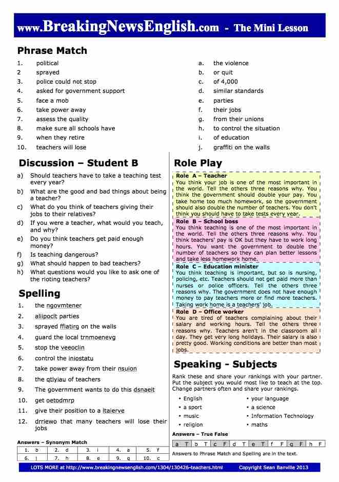 A 2-Page Mini-Lesson - Mexico Teachers