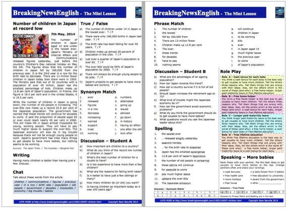 A 2-Page Mini-Lesson - Children