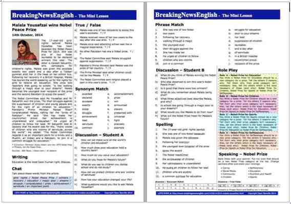 A 2-Page Mini-Lesson - 1410