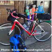 An ESL lesson on Cyclists  - Cyclists on mobile phones in Japan could face jail